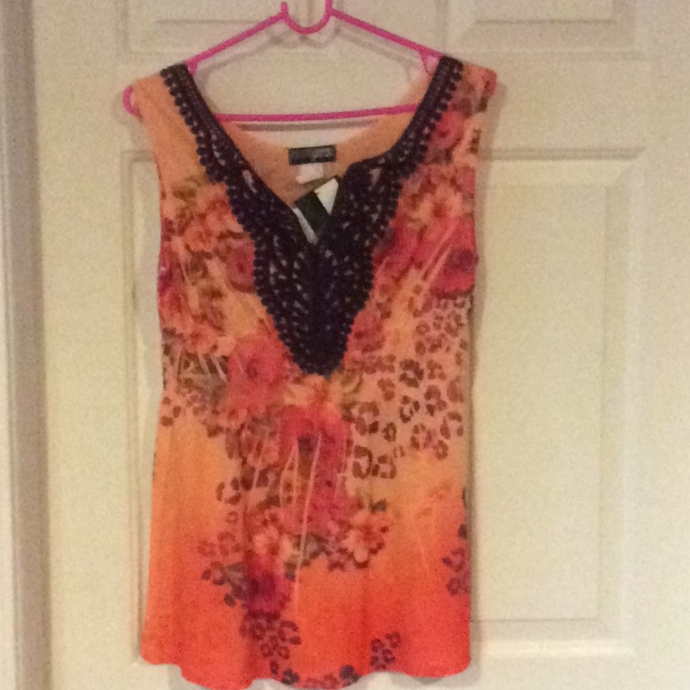 JTB Multicolor Sleeveless Blouse